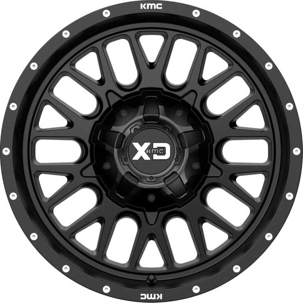 Alloy wheel XD842 Snare Satin Black XD Series - Autoricambi4x4