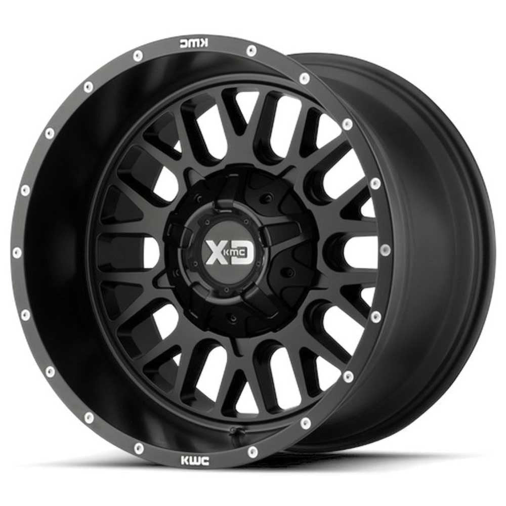 Alloy wheel XD842 Snare Satin Black XD Series - Autoricambi4x4