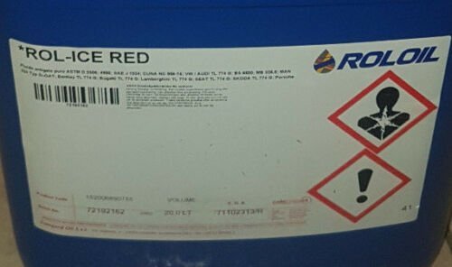 ANTIGELO ROSSO DA LITRI 20 (PURO), LIQUIDO PER RADIATORI - Autoricambi4x4