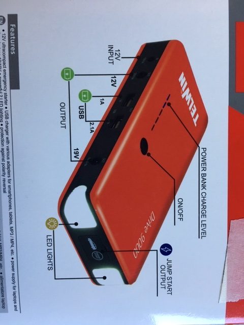 AVVIATORE MULTIFUNZIONE AL LITIO TELWIN DRIVE 9000 12V - Autoricambi4x4