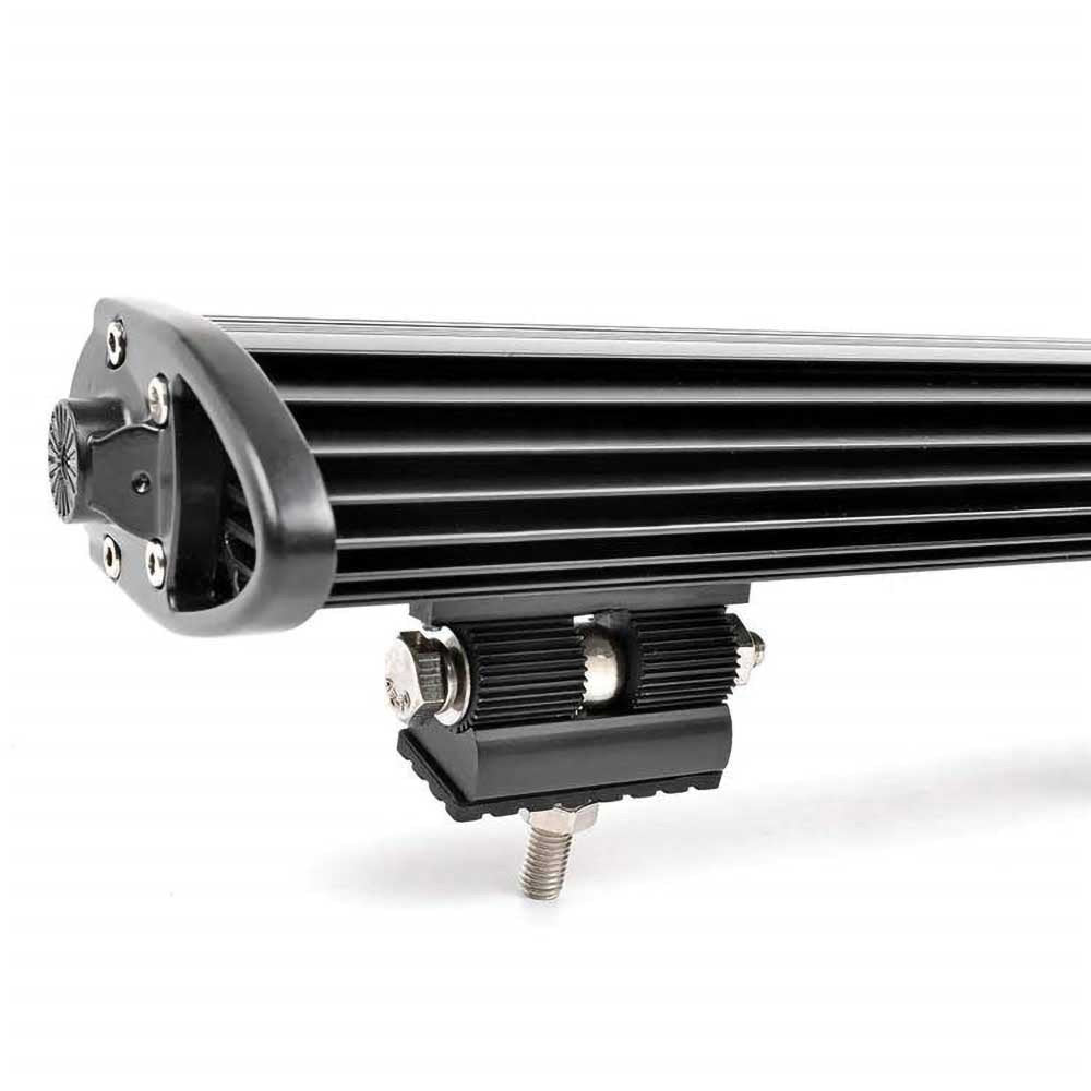 Barra luminosa LED 12" singola fila spot Rough Country Chrome Series - Autoricambi4x4