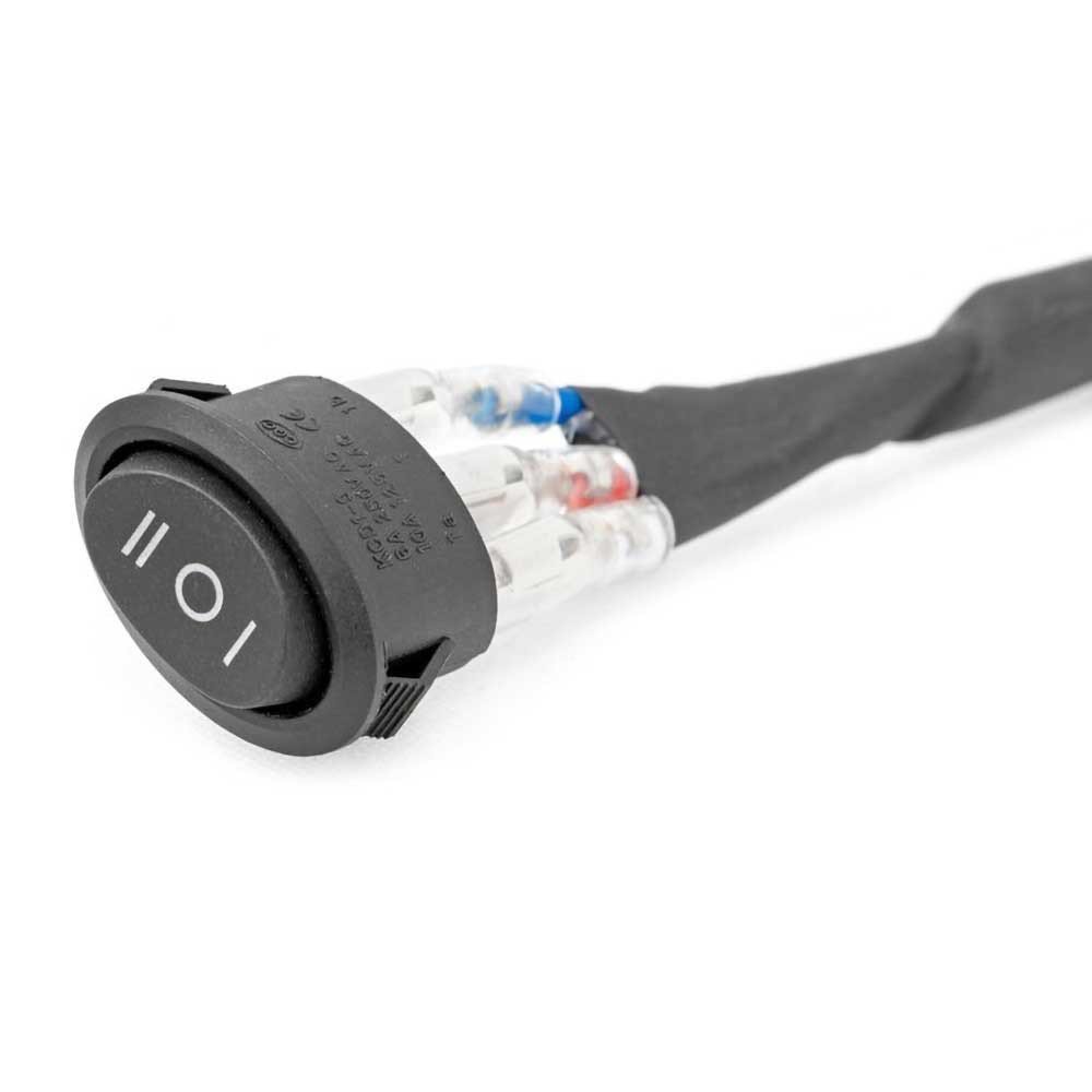 Barra luminosa LED 54" curva doppia fila DRL bianca spot/flood Rough Country Black Series - Autoricambi4x4