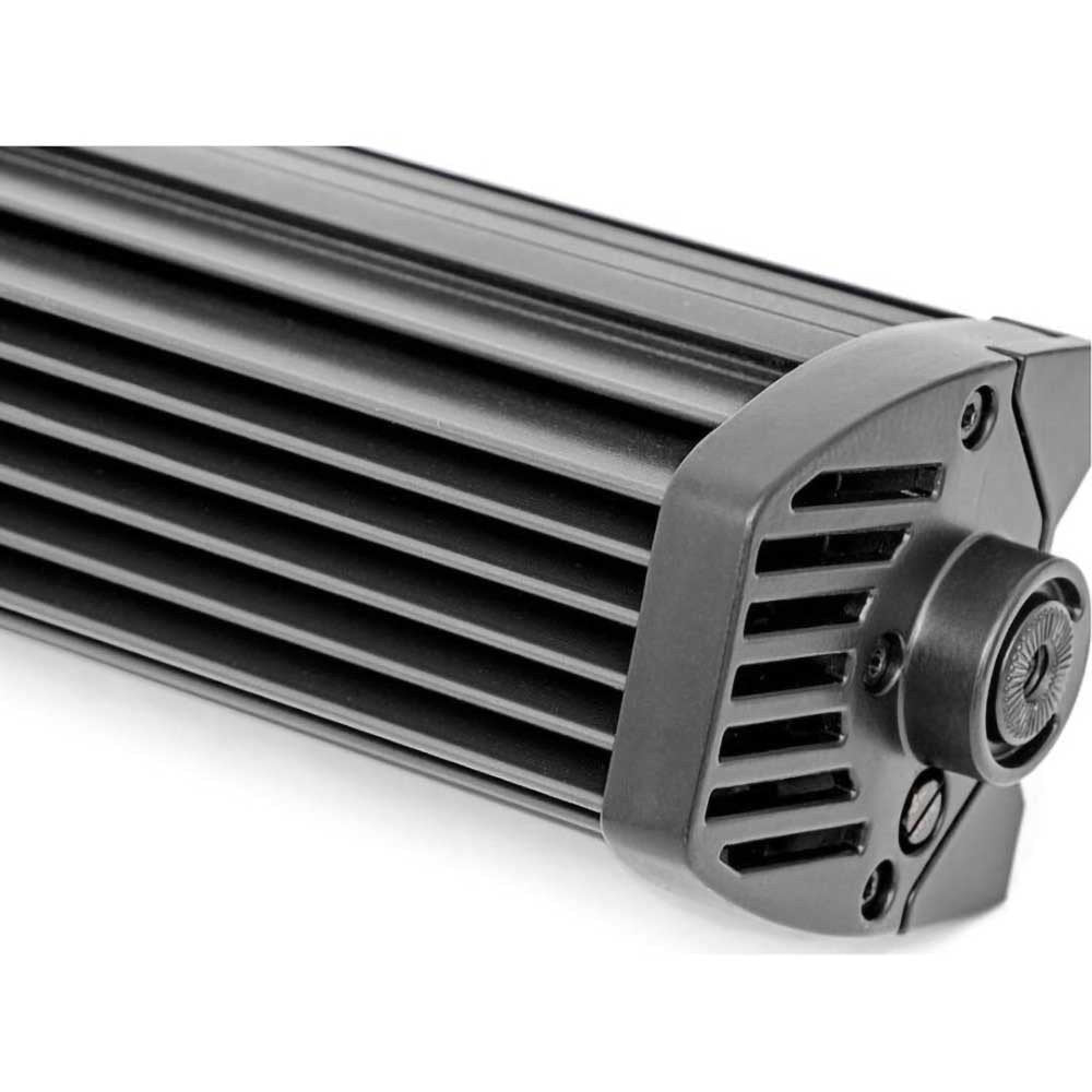 Barra luminosa LED 54" curva doppia fila DRL bianca spot/flood Rough Country Black Series - Autoricambi4x4