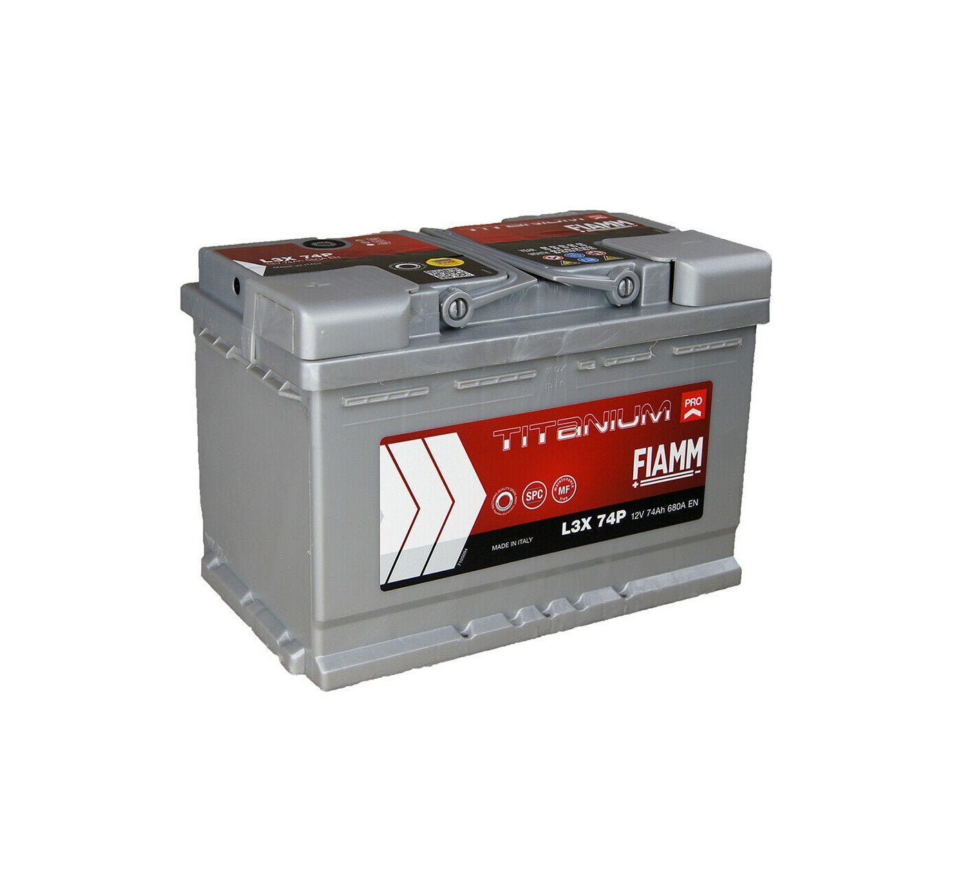 BATTERA AUTO FIAMM L3X74P 74AH 680A 12V (SX) - Autoricambi4x4
