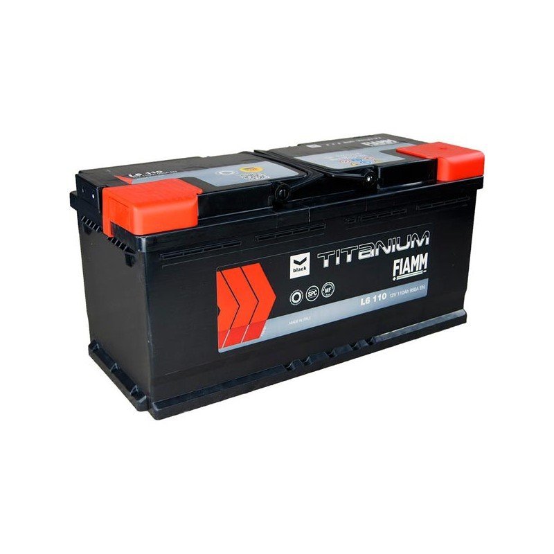 BATTERIA AUTO FIAMM 110Ah 950A 12V – BLACK TITANIUM L6 110 (DX) - Autoricambi4x4