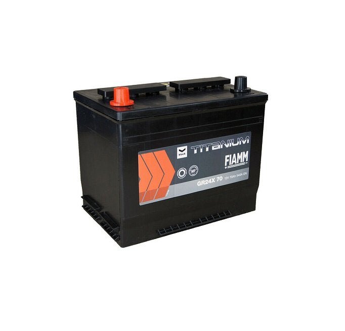 BATTERIA AUTO FIAMM 70Ah 540A 12V – BLACK TITANIUM GR24X 70 (SX) - Autoricambi4x4