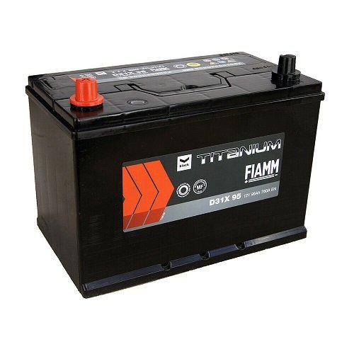 BATTERIA AUTO FIAMM 95Ah 760A 12V – BLACK TITANIUM D31X 95(SX) - Autoricambi4x4