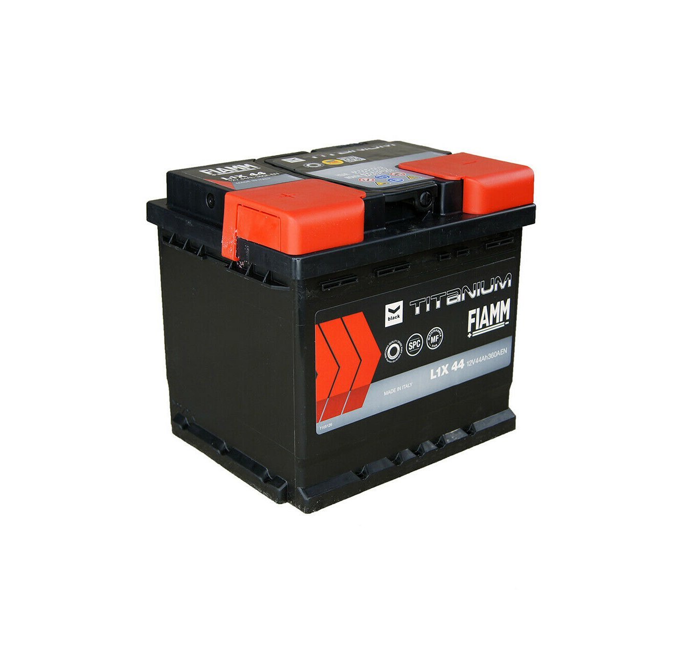 BATTERIA AUTO FIAMM L1X44 44Ah 360A 12V BLACK TITANIUM(SX) - Autoricambi4x4