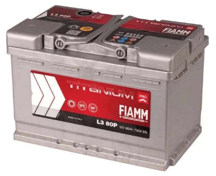 BATTERIA AUTO FIAMM L380P 80Ah 730A 12V - Autoricambi4x4