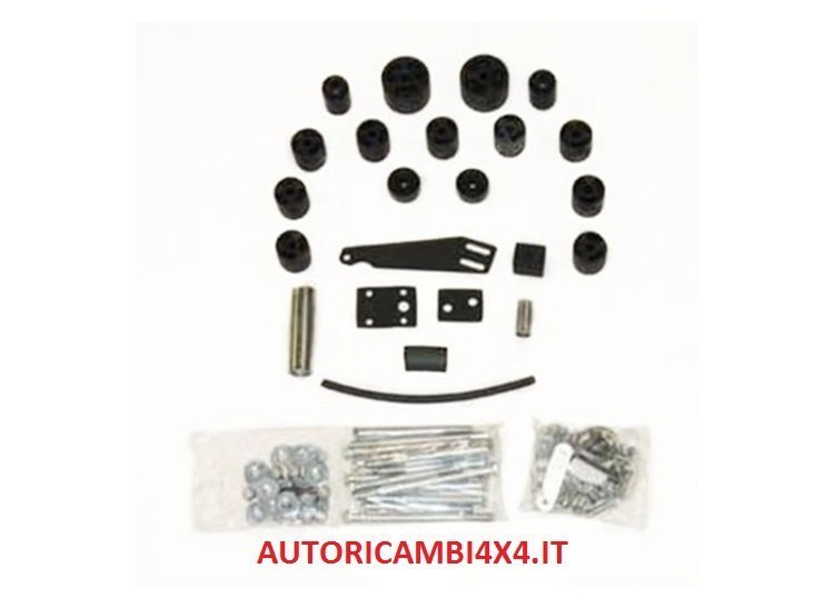BODY LIFT +5 CM JEEP WRANGLER TJ DAL 1997 AL 2006 - Autoricambi4x4