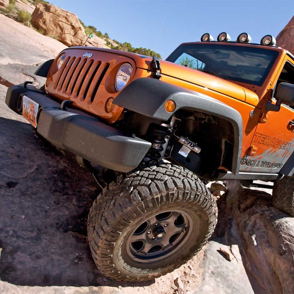 Bracci di controllo inferiori corti regolabili posteriori TeraFlex Alpine Flexarm Lift 2 - 4'' - Autoricambi4x4