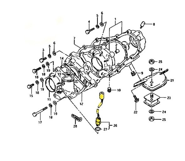 BULBO/ SENSORE 4WD SUZUKI SJ410/ SJ413/ SAMURAI/ SANTANA - Autoricambi4x4