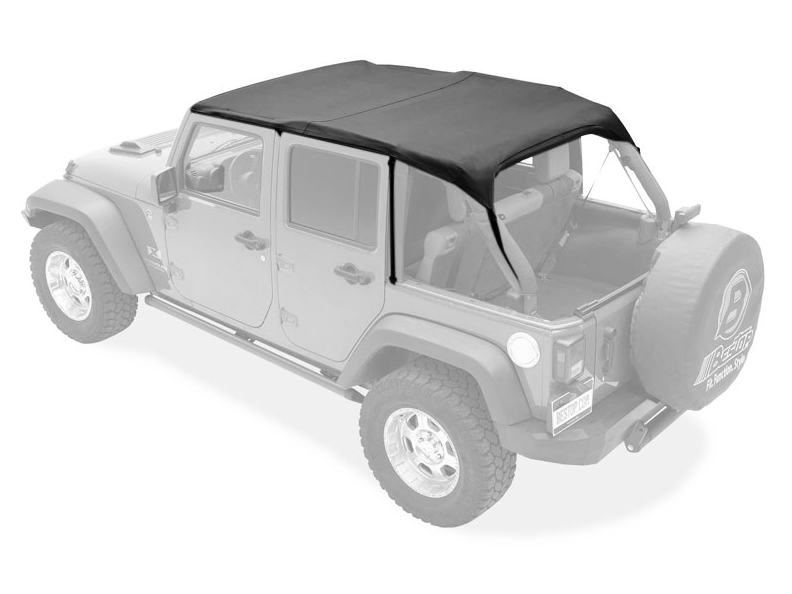 CAPPOTTINA BESTOP BIKINI TOP SAFARI STYLE - JEEP WRANGLER JK 4 PORTE 2010/2014 - Autoricambi4x4
