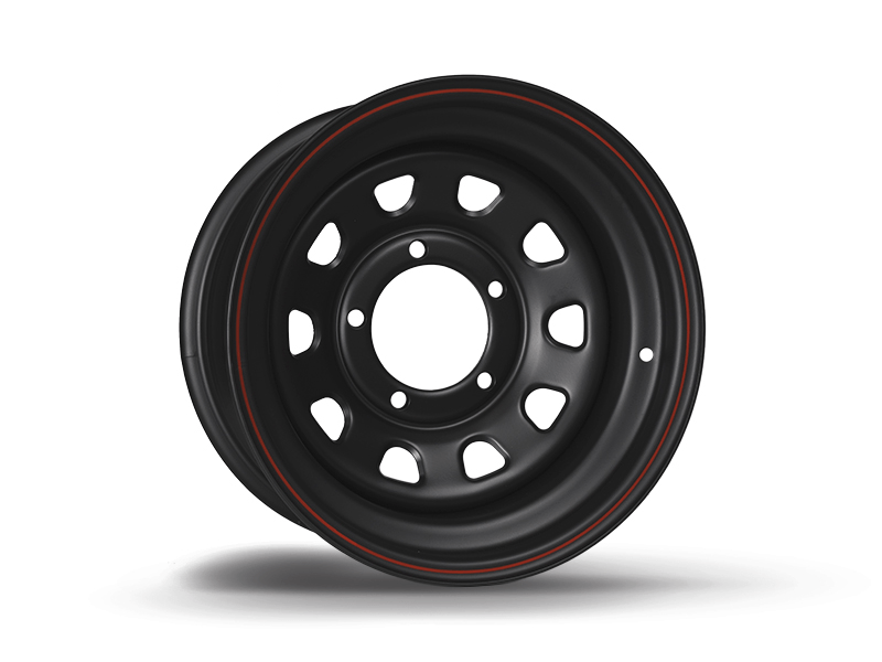 CERCHIO 15X7 ET - 20 DAYTONA NERO PER SUZUKI - Autoricambi4x4