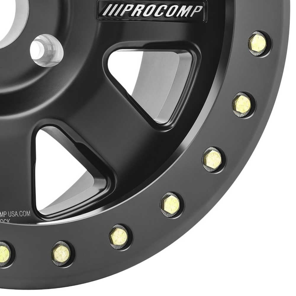 Cerchio in lega 75 Series Trilogy Beadlock Satin Black Pro Comp - Autoricambi4x4