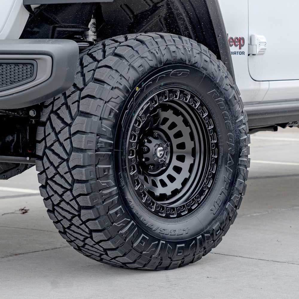 Cerchio in lega D101 Zephyr Beadlock Matte Black Fuel - Autoricambi4x4
