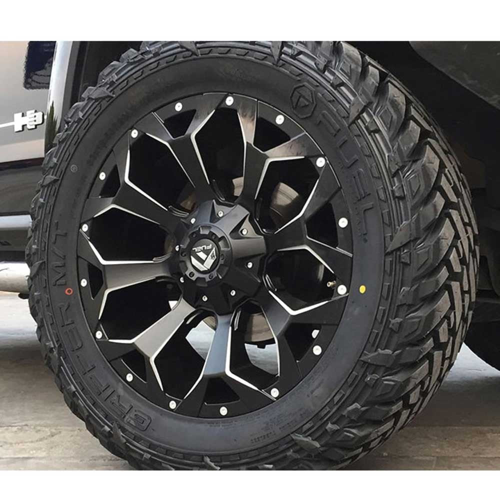 Cerchio in lega D546 Assault Matte Black Milled Fuel - Autoricambi4x4