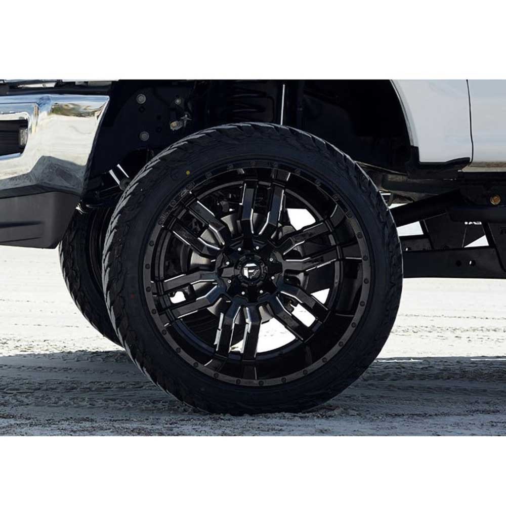 Cerchio in lega D595 Sledge Gloss Black Milled Fuel - Autoricambi4x4