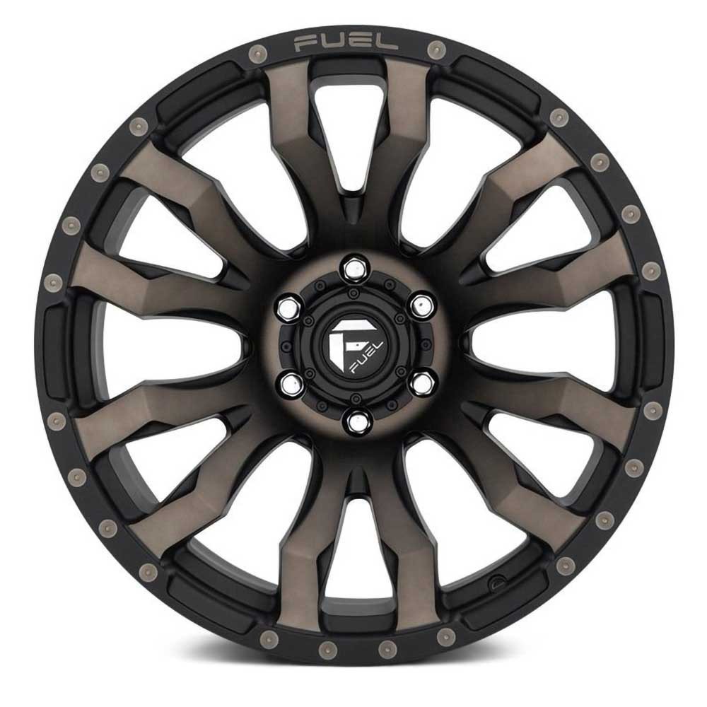 Cerchio in lega D674 Blitz Matte Black/Double Dark Tint Fuel - Autoricambi4x4
