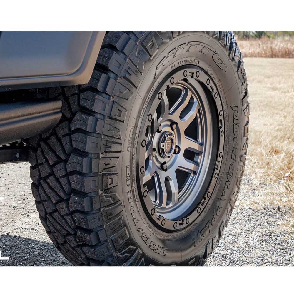 Cerchio in lega D701 Ammo Matte Gunmetal/Black Bead Ring Fuel - Autoricambi4x4