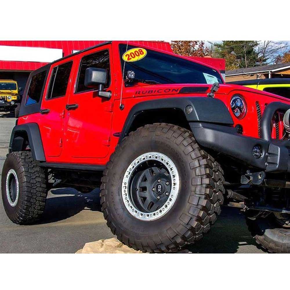 Cerchio in lega KM229 Satin Black Machined Beadlock KMC - Autoricambi4x4