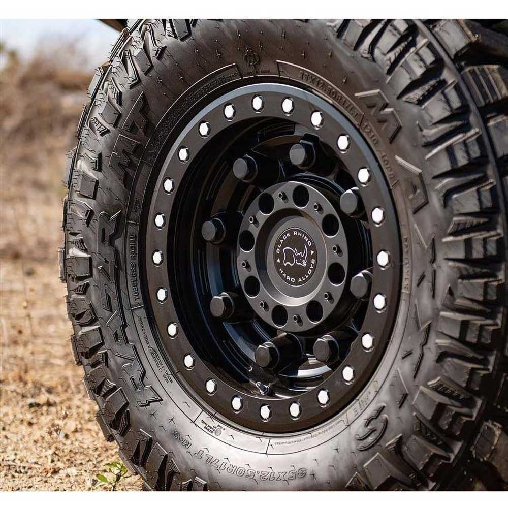 Cerchio in lega Matte Black Garrison Beadlock Black Rhino - Autoricambi4x4