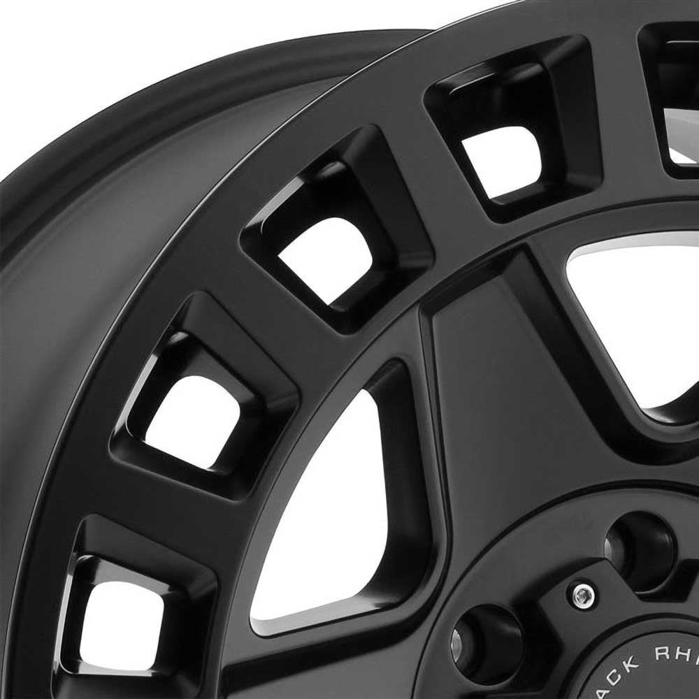 Cerchio in lega Matte Black York Black Rhino - Autoricambi4x4