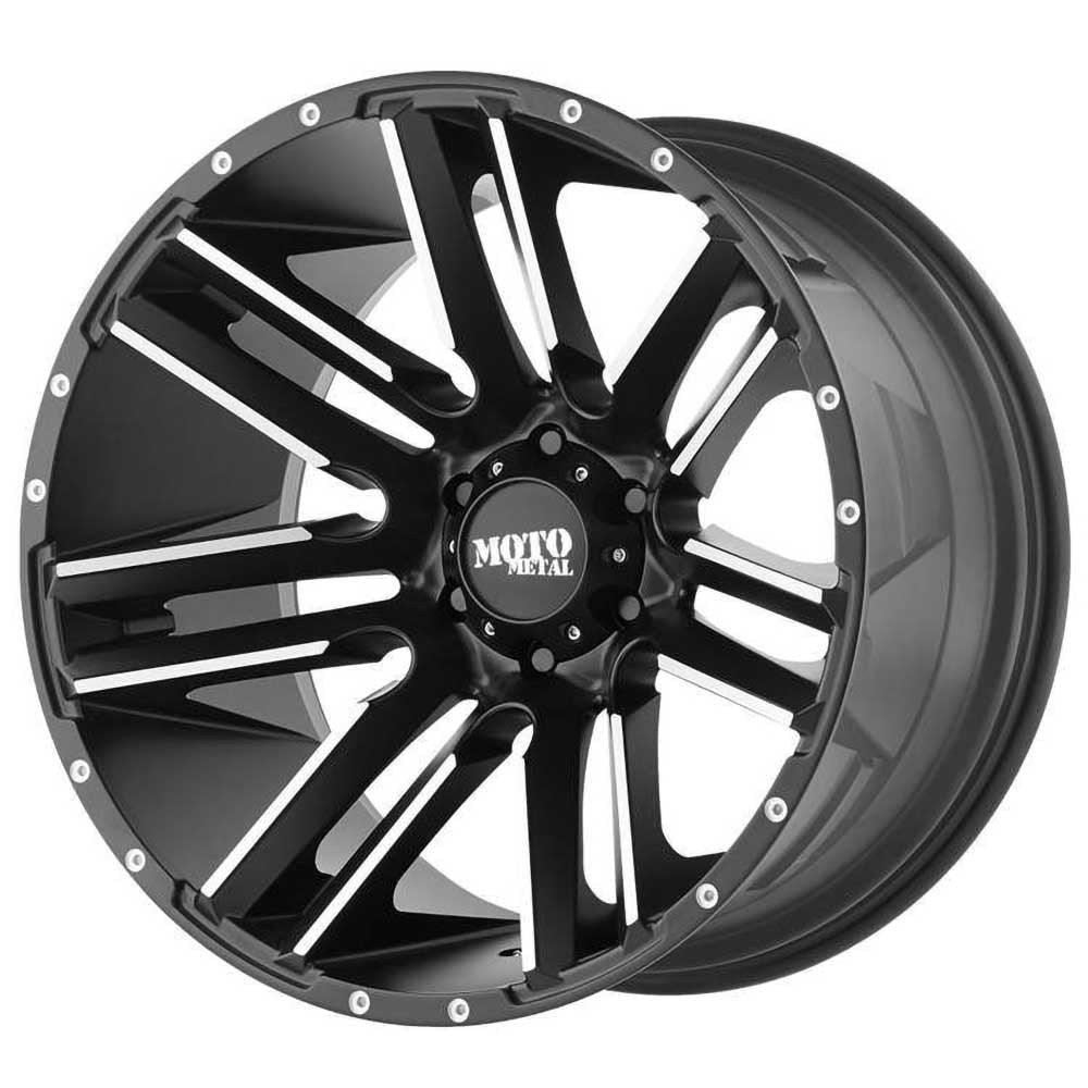 Cerchio in lega MO978 Razor Satin Black Moto Metal - Autoricambi4x4