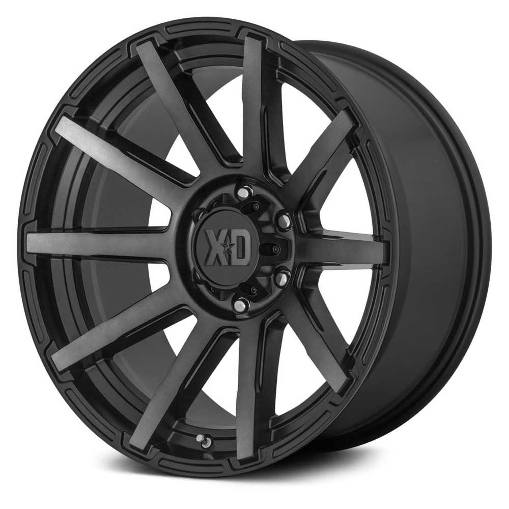 Cerchio in lega XD847 Outbrake Satin Black/Gray Tint XD Series - Autoricambi4x4