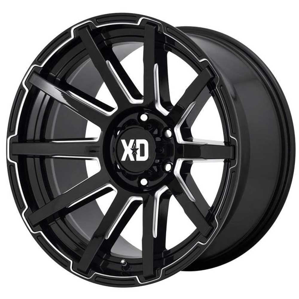 Cerchio in lega XD847 Outbreak Gloss Black Milled XD Series - Autoricambi4x4