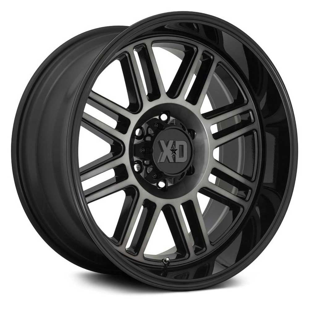 Cerchio in lega XD850 Cage Nero Lucido/Gray Tint XD Series - Autoricambi4x4