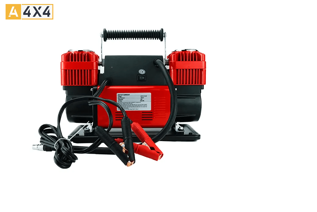 COMPRESSORE ARIA BICILINDRICO PORTATILE A CICLO CONTINUO 300 LITRI/MINUTO (A - 4X4) - Autoricambi4x4