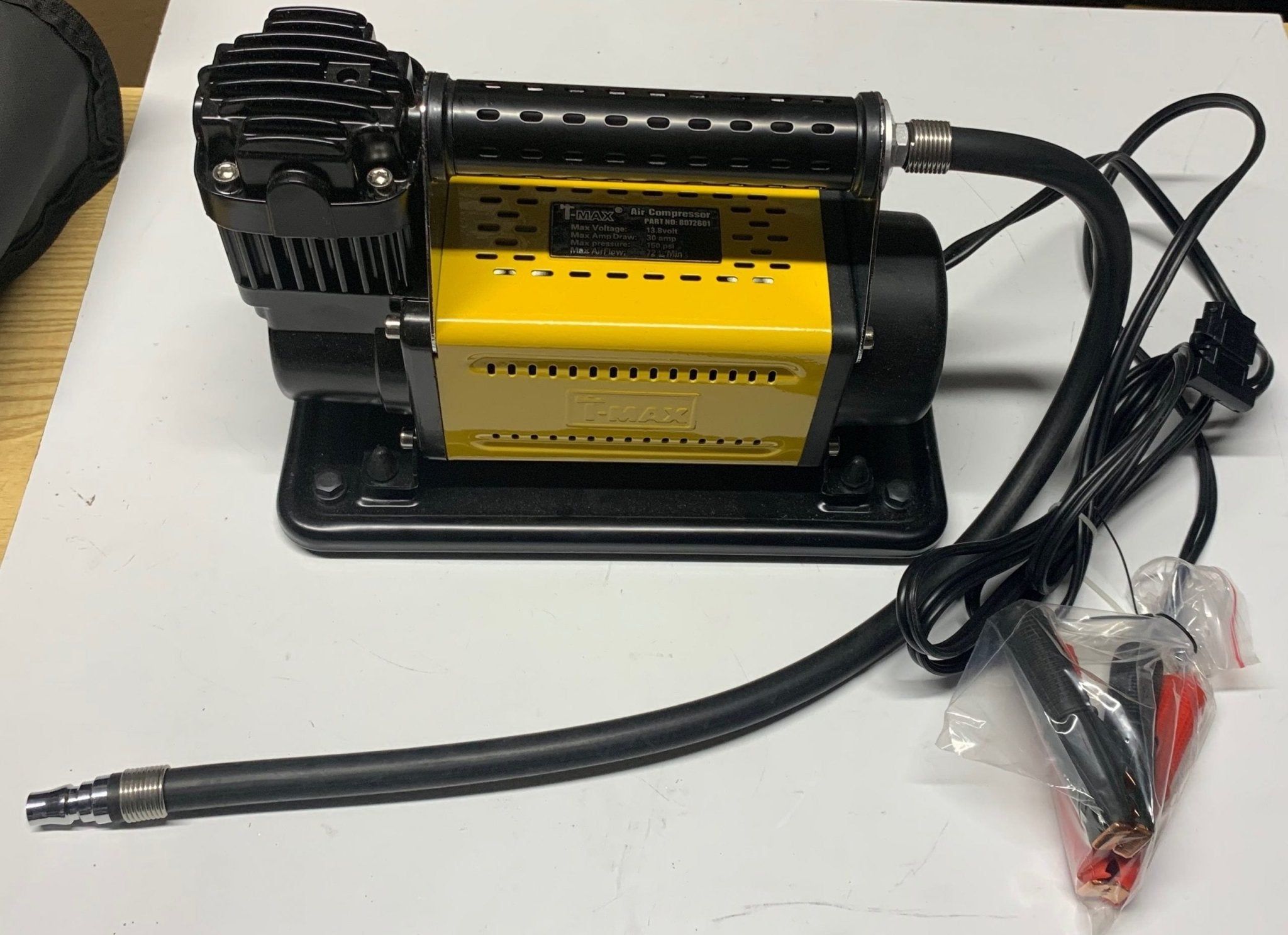 COMPRESSORE ARIA PORTATILE A CICLO CONTINUO 72 LITRI/MINUTO (T - MAX) - Autoricambi4x4