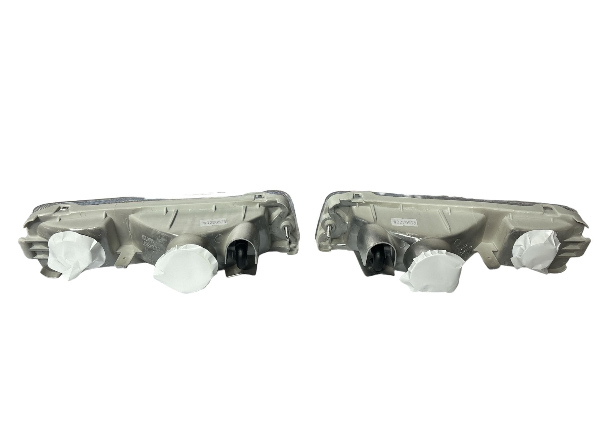 COPPIA FANALI PARAURTI ANTERIORE MITSUBISHI L200 DAL 1996 AL 2007 (CRYSTAL) - Autoricambi4x4