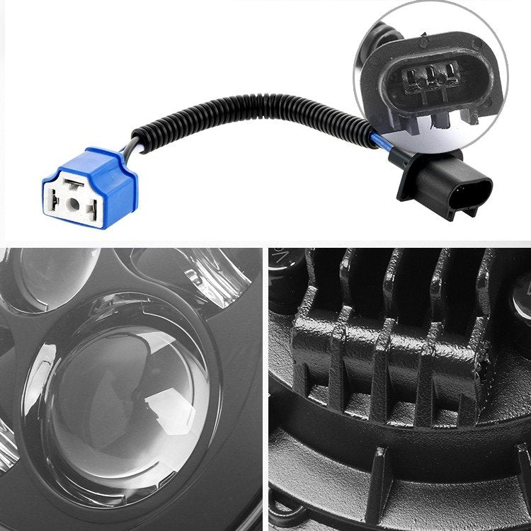 COPPIA FARI FULL LED 48W ROTONDO PER FUORISTRADA NISSAN - MITSUBISHI - JEEP - SUZUKI - LAND ROVER - TOYOTA - Autoricambi4x4