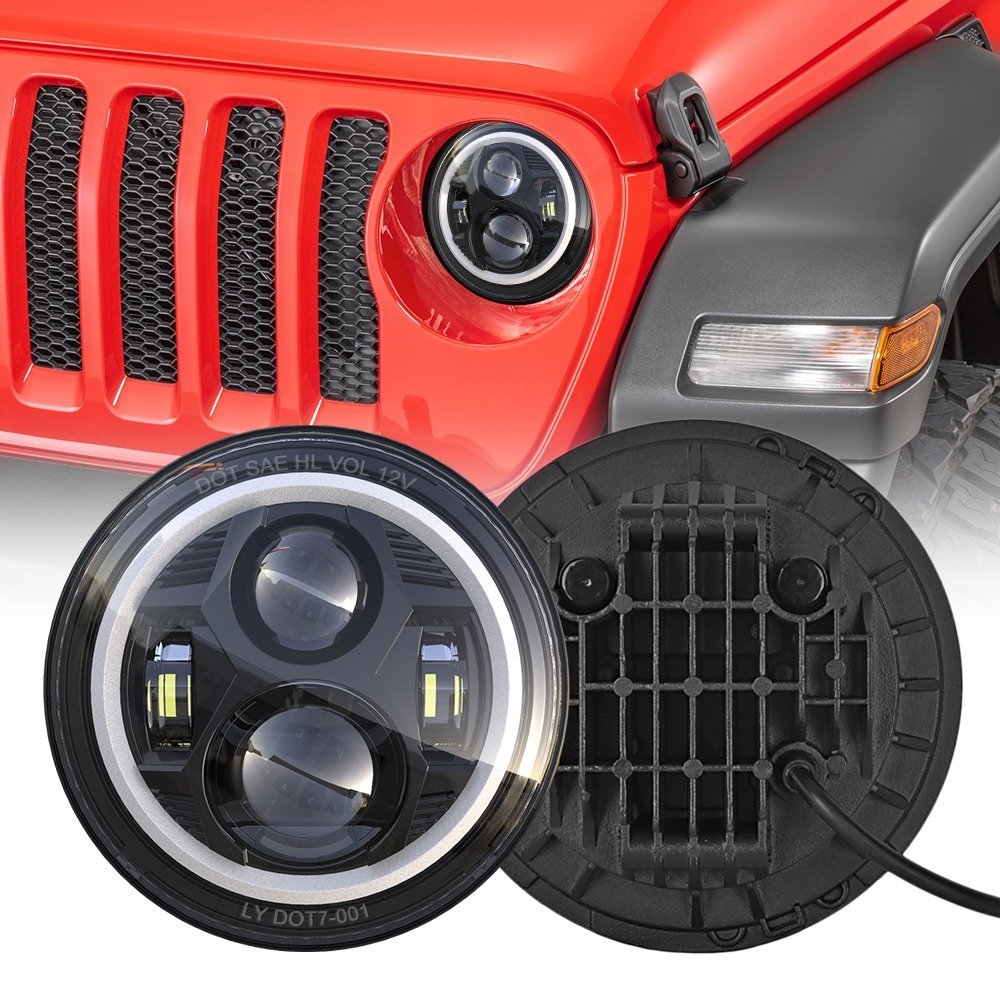 COPPIA FARI FULL LED 7'' - Autoricambi4x4
