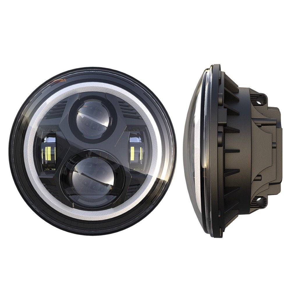 COPPIA FARI FULL LED 7'' - Autoricambi4x4