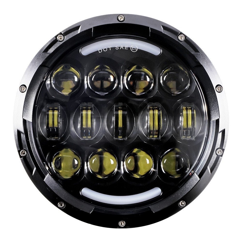 COPPIA FARI FULL LED 7'' DA 105W - Autoricambi4x4