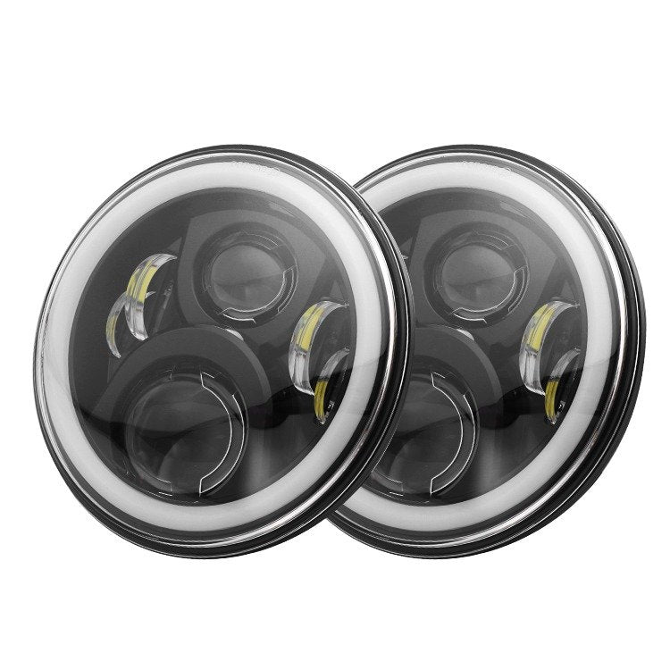 COPPIA FARI FULL LED 7'' DA 60W - Autoricambi4x4