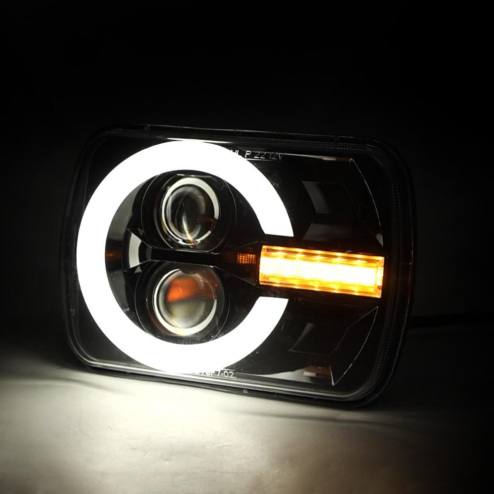 COPPIA FARI FULL LED DA 55W (RETTANGOLARE) - Autoricambi4x4