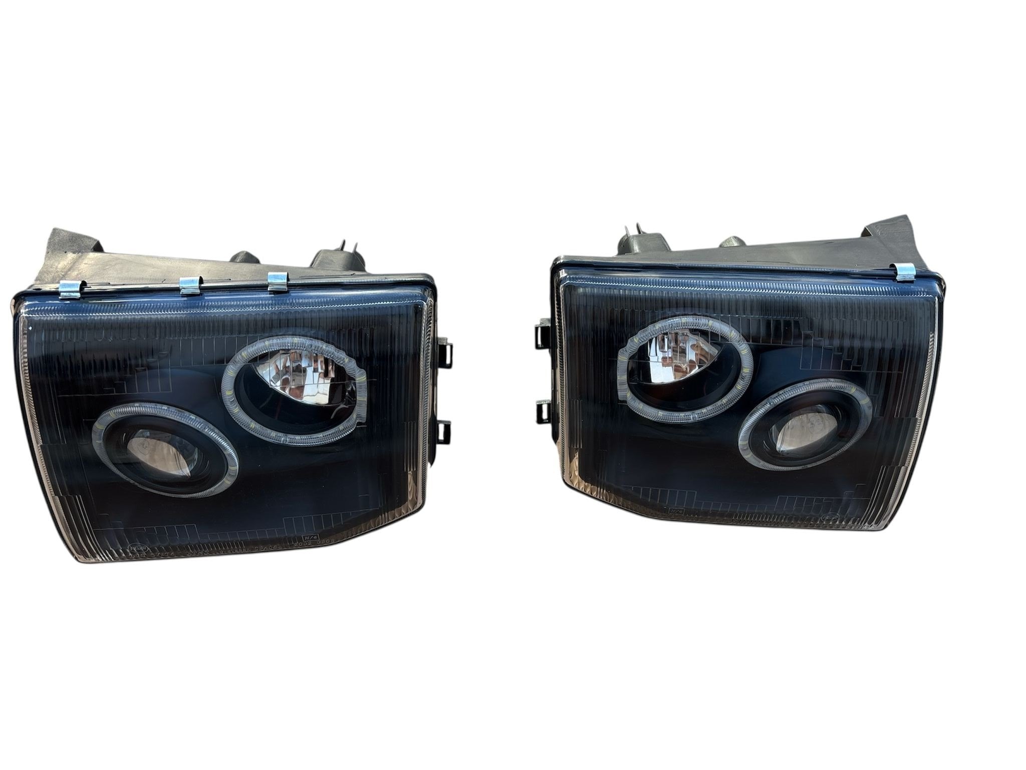 COPPIA FARI FULL LED MITSUBISHI PAJERO V20 - Autoricambi4x4