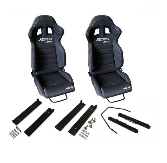 COPPIA SEDILI TESSUTO RAPTOR 4X4 BY SPARCO - Autoricambi4x4