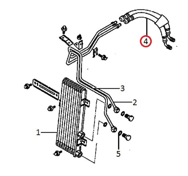 COPPIA TUBI DI RITORNO RADIATORE OLIO MITSUBISHI PAJERO/ L200 (ORIGINALI) - Autoricambi4x4