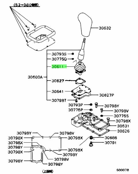 CUFFIA LEVA CAMBIO MITSUBISHI PAJERO V20 (ORIGINALE) - Autoricambi4x4