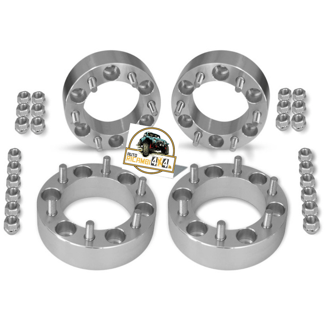 DISTANZIALI RUOTA +5CM TOYOTA LAND CRUISER/ HILUX/ RUNNER - Autoricambi4x4