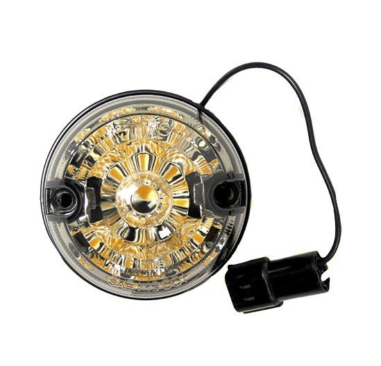 FARETTO FRECCIA ARANCIONE VETRO FUME’ A LED DEFENDER - Autoricambi4x4