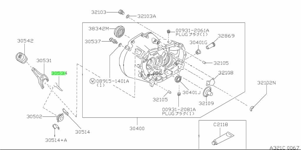 FERMO/ MOLLA LEVA FRIZIONE NISSAN KING CAB/ NAVARA/ TERRANO (ORIGINALE) - Autoricambi4x4