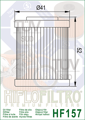 FILTRO OLIO (Secondario) HIFLO BETA RR 250 - BETA RR 400 - BETA RR 425 - BETA RR 525 DAL 2000 AL 2009 - Autoricambi4x4
