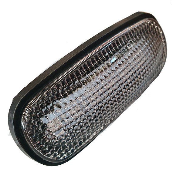 FRECCIA ANTERIORE LATERALE A LED VETRO BIANCO DEFENDER - Autoricambi4x4