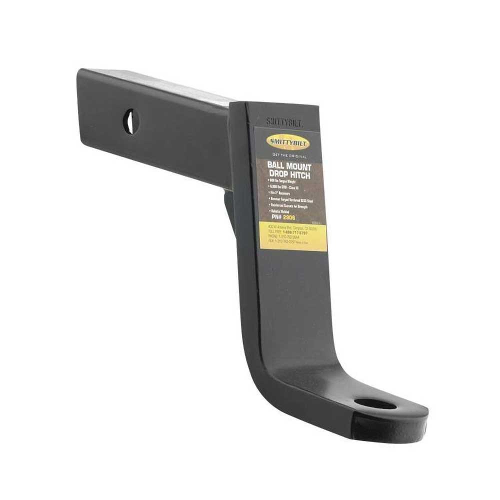 Gancio traino regolabile con sfera in acciaio nero Smittybilt Lift 6" - Autoricambi4x4